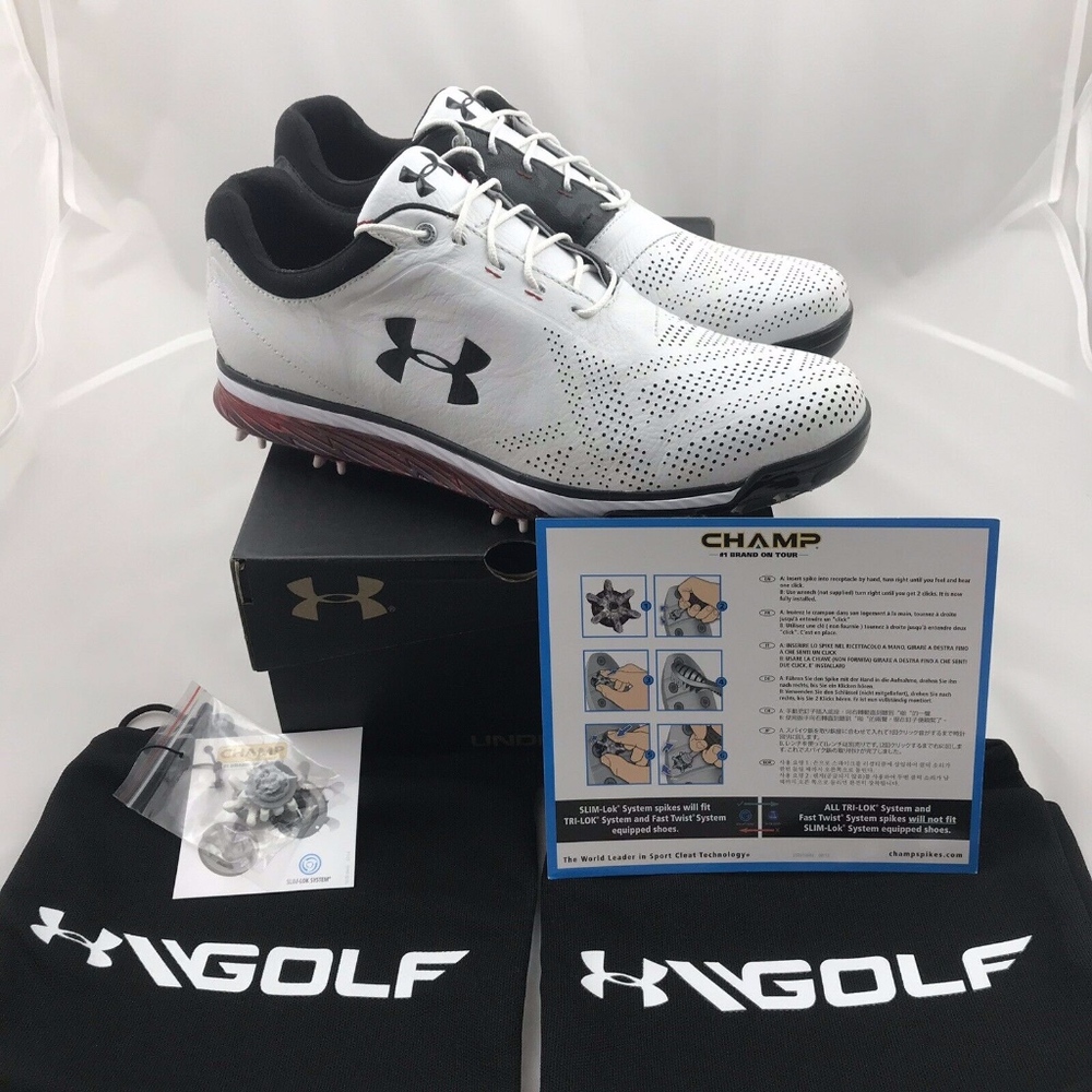 Under Armour Tempo Tour Golf Shoe 1270205 161 Sz 9